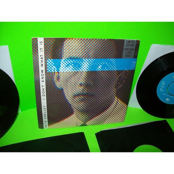 Pete Shelley I Don't Know What It Is Vinyl Double 7" Vinyl Record Synth-Pop NM - Picture 4 of 6